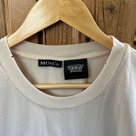 Mo & Co Looney Tunes XS Graphic‎ Tee Shirt Tweety Bugs Bunny Sylvester Daffy - Picture 3 of 12